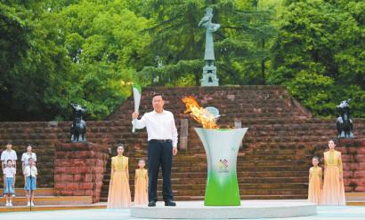 ２０２５年第１２届世界运动会火种采集暨火炬传递启动仪式举行